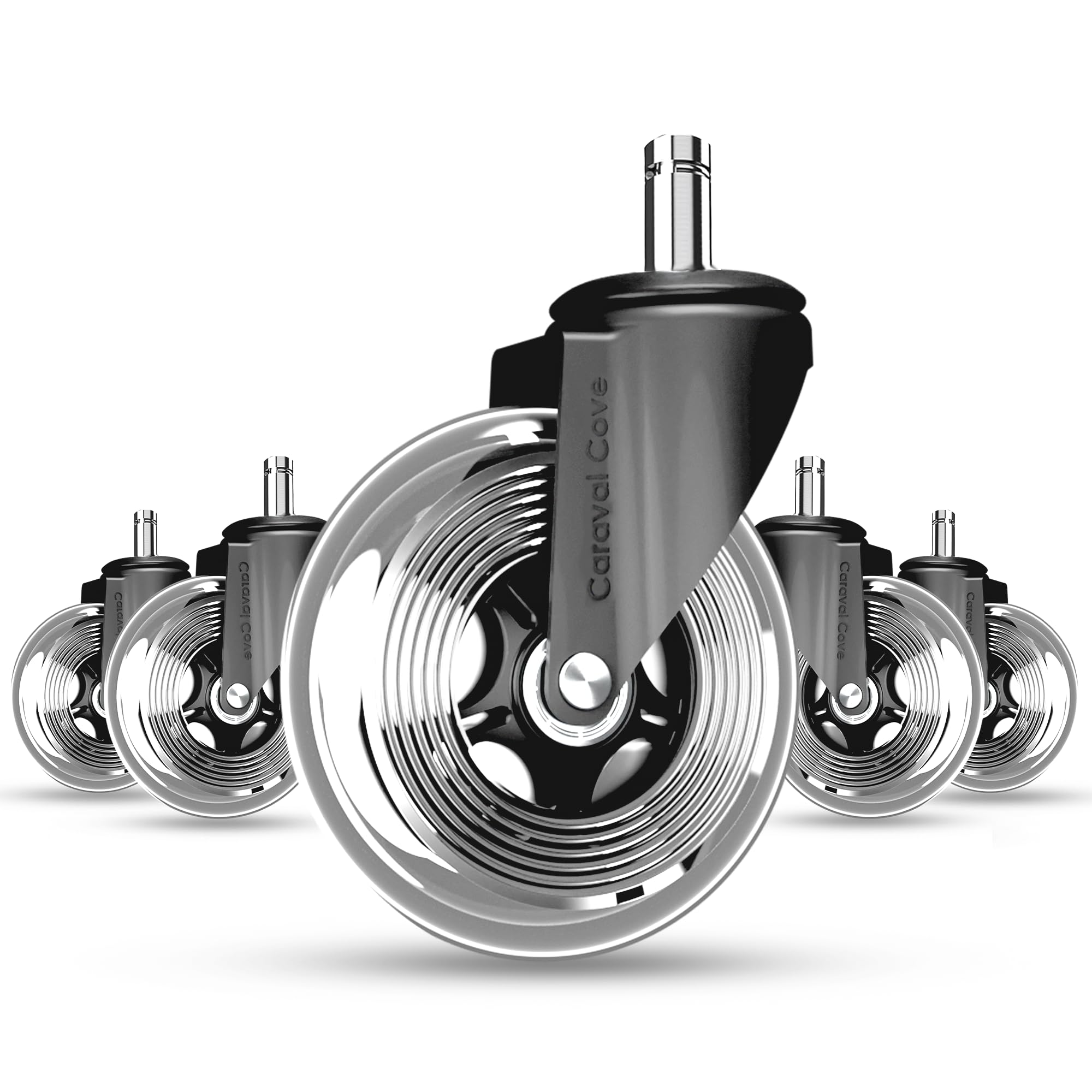 Amazon.com: Office Chair Wheels Set of 5 – 3 Inch Roller